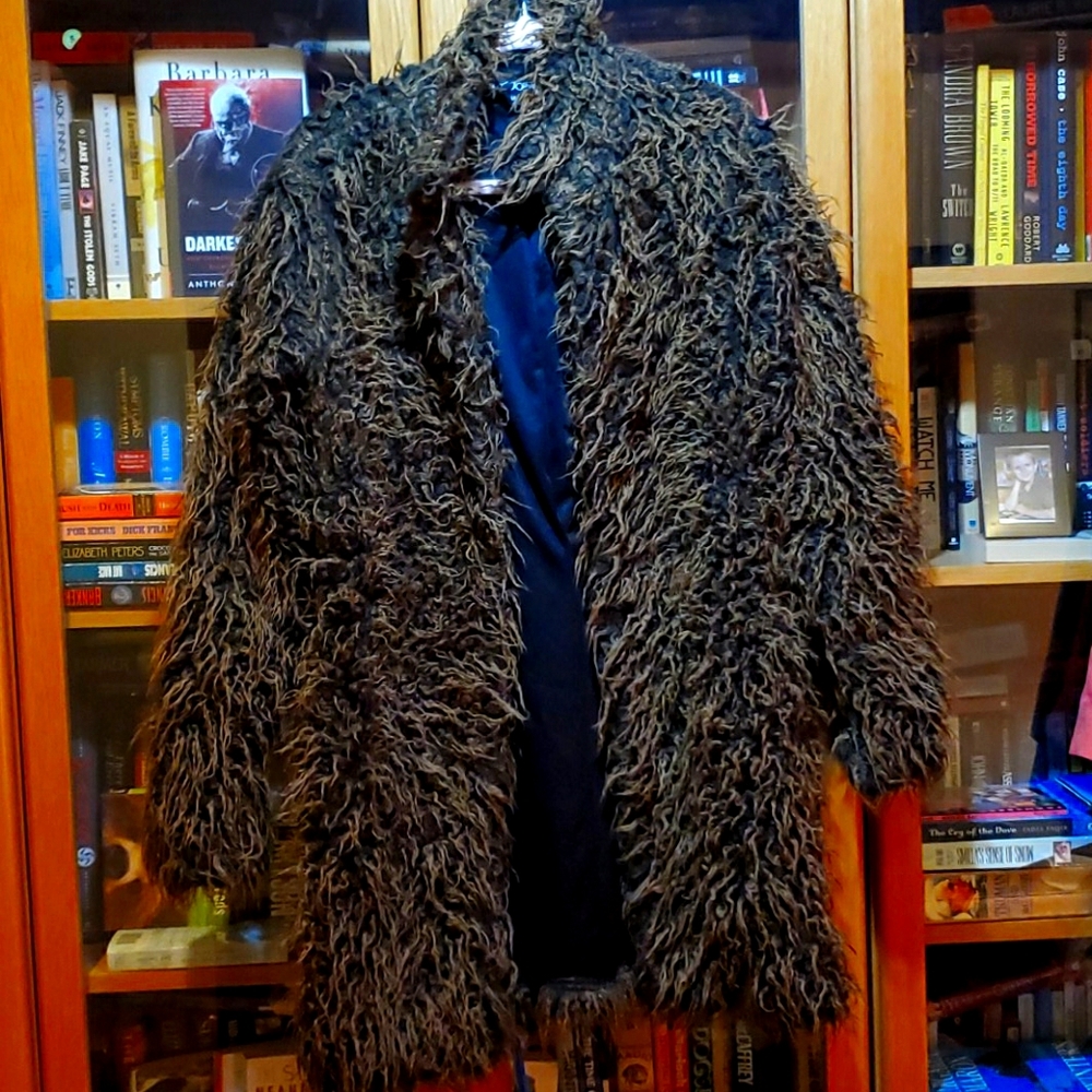 Vintage Betsey Johnson Faux Fur Coat